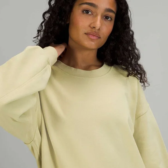 Lululemon Perfectly Oversized Crew: Dew Green - Picture 2 of 4